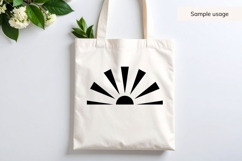 Sunrise With Rays SVG Product Image 3