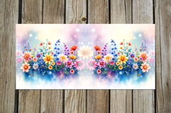 Watercolor flowers | 4 summer Mug Sublimation design P Product Image 3