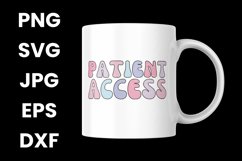 Patient Access, Cute Health Administration Medical Admin SVG Product Image 3