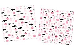 Cute Pink Halloween pattern. Pink pumpkin pattern.Cute Ghost Product Image 7