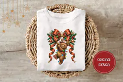 Cartoon Christmas Bear Illustration, Cute Christmas PNG Product Image 3