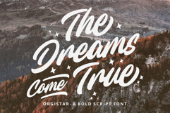 Orgistar - Bold Script Font Product Image 3