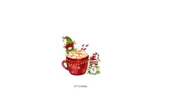 Christmas Gnomes Christmas Trees with Coffee mug, Christmas Product Image 2