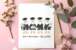 Just A Senior Goose PNG Graduate Shirt PNG Product Image 3