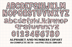 Snow White Alphabet png clipart, Snow letters doodle Product Image 3