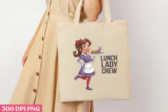 Lunch Lady Crew PNG, Lunch Lady Sublimation PNG Product Image 3