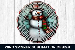 Snowman Stained Glass Wind Spinner Bundle Product Image 4