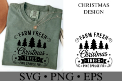 Farm Fresh Christmas Trees Svg | Christmas svg | Shirt Svg Product Image 4