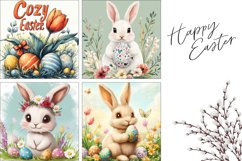 Easter Pillowcase, Floral Pillow Designs, Easter PNG Product Image 3