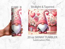 Valentine&#039;s Day Gnome Tumbler Wrap|Valentine Tumbler Wrap Product Image 3