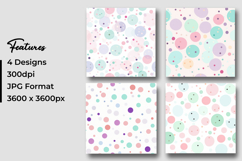 Colorful Pastel Dots Digital Paper Product Image 3