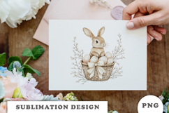 Watercolor Easter Bunny png Product Image 3