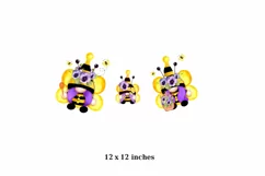 gnome bees with honey, Watercolor bee Gnome Product Image 2