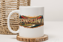 Pennsylvania State PNG, Stone Bridge Rural Sublimation Product Image 3