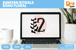 Sunfern Rituals Boho Floral Monogram Product Image 1