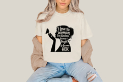 I Love The Woman Svg | Cricut | Strong Woman Svg Product Image 3