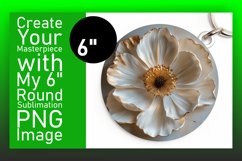 Floral Fantasy: 3D Round Designs PNG Product Image 1