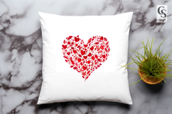 Leaf and Floral Heart Shape Clipart Product Image 3