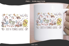 Tennis goose png design for T-shirts Product Image 3
