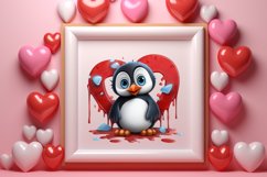 Valentine Broken Heart Animal Clipart, Valentines Couple Product Image 3
