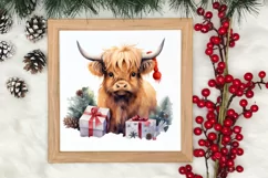 Christmas Farm Animals Clipart, Christmas PNG Product Image 3
