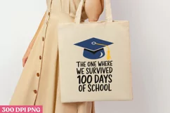 The One Where We Survived 100 Days of School PNG, Product Image 3
