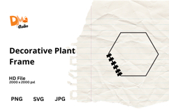 Decorative Plant Frame Product Image 1