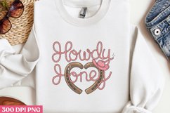 Howdy honey PNG,Retro Valentine PNG Product Image 1