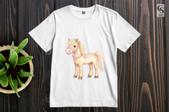 Cute Pony Illustration Clipart Sublimation PNG Product Image 3