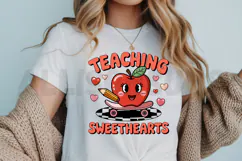 Teaching Sweethearts PNG,Teacher Valentine's Day Sublimation Product Image 3