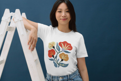 Modern Blooming Branch Abstract Embroidery Design Product Image 3