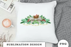Watercolor Christmas Decor sublimation png Product Image 3