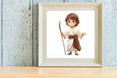 Child Jesus Clipart Png Design, Watercolor Clipart Product Image 3