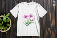 Watercolor Flower Clipart Sublimation PNG Product Image 3