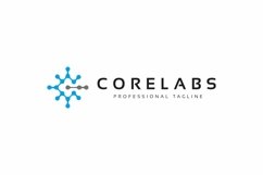 Corelabs C Letter Atom Logo Product Image 2