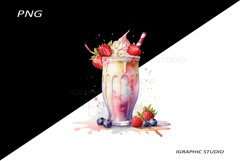 Milkshake Clipart, Food Clipart Product Image 1