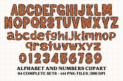 Zoo Animal Alphabet png clipart, animal print letters doodle Product Image 3