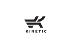 Kinetic Letter K Logo Design Vector Product Image 3