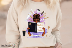Black Hair Stylist PNG Business Mindset Sublimation Design Product Image 4