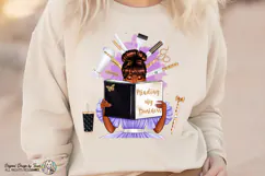 Black Hair Stylist PNG Business Mindset Sublimation Design Product Image 4