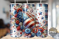 4th Of July Football Tumbler Bundle - 30 Designs Product Image 4