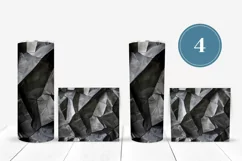 Abstract Tumbler Sublimation Designs, Stone Tumbler Wrap Product Image 3
