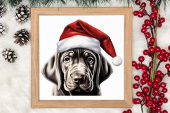 Christmas Peeking Dogs Clipart, Christmas PNG Product Image 3