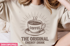 Coffee, the original PNG, Retro Funny Coffee Sublimat Product Image 3