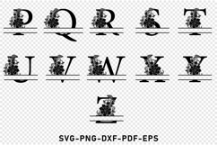 Monogram Split Letters SVG Product Image 3
