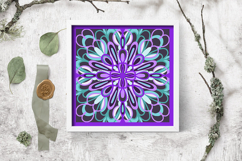 Mandala paper cutting / Mandala Papercut Shadowbox Template Product Image 2