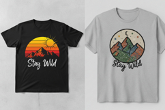 STAY WILD T-SHIRT DESIGNS Product Image 3