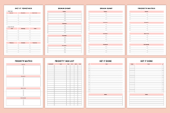 2027 ADHD Productivity Journal | Focus &amp; Brain Dump Planner Product Image 3