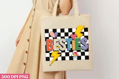 BESTIES PNG, Friendship Sublimation PNG Product Image 3