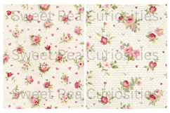 Flowers, Shabby Chic, Papers, Junk Journal Product Image 3